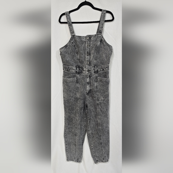 Universal Thread women 12 acid wash overalls denim gorpcore grungecore street - Picture 2 of 11